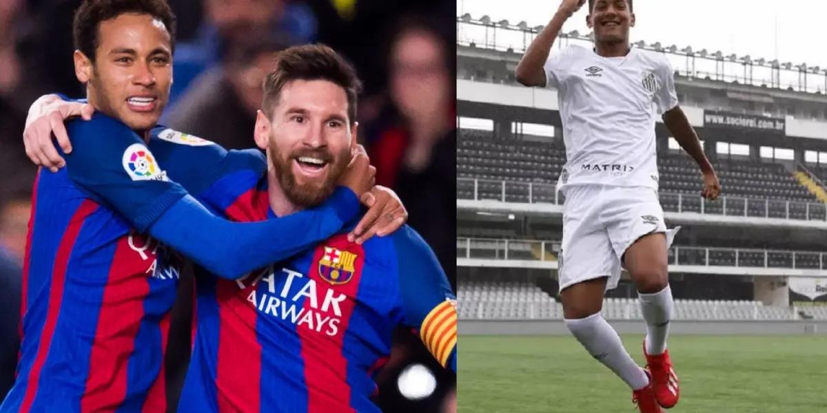 FC Barcelona could have found the successor of Lionel Messi in a Brazilian that they already compare with Neymar and that would surpass Pele.