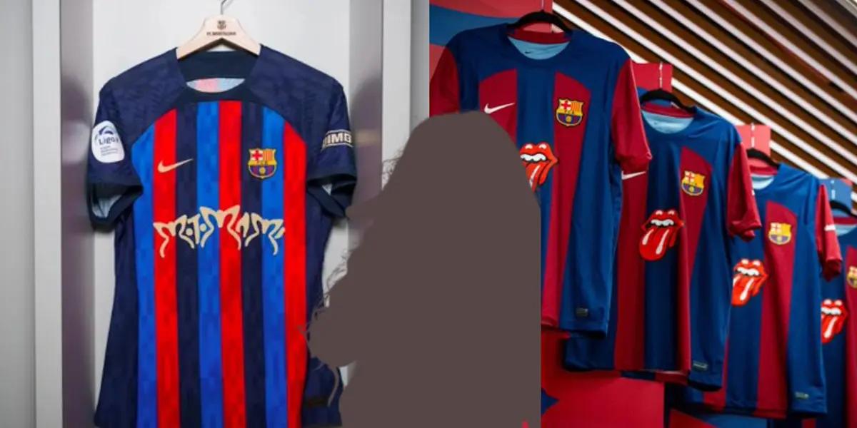 FC Barcelona had Rosalia, the Rolling Stones, and Drake on their shirts for Clasico games.FC