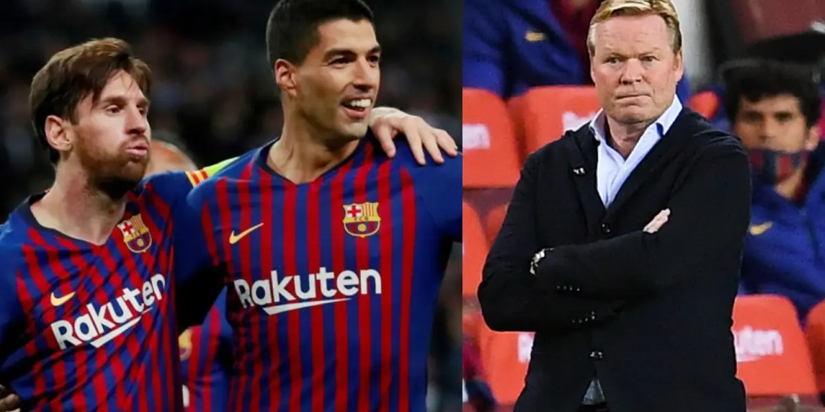 FC Barcelona is going through a delicate moment due to doubts about Messi's continuity and that is why Koeman surprised with a statement about the team that would include Luis Suarez