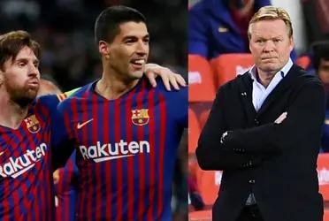 FC Barcelona is going through a delicate moment due to doubts about Messi's continuity and that is why Koeman surprised with a statement about the team that would include Luis Suarez