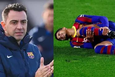 FC Barcelona just announced Ronald Araujo's injury.