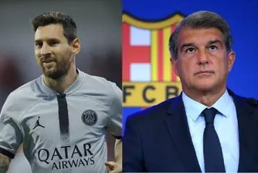 FC Barcelona launched a message on the possible return of Lionel Messi, challenging PSG