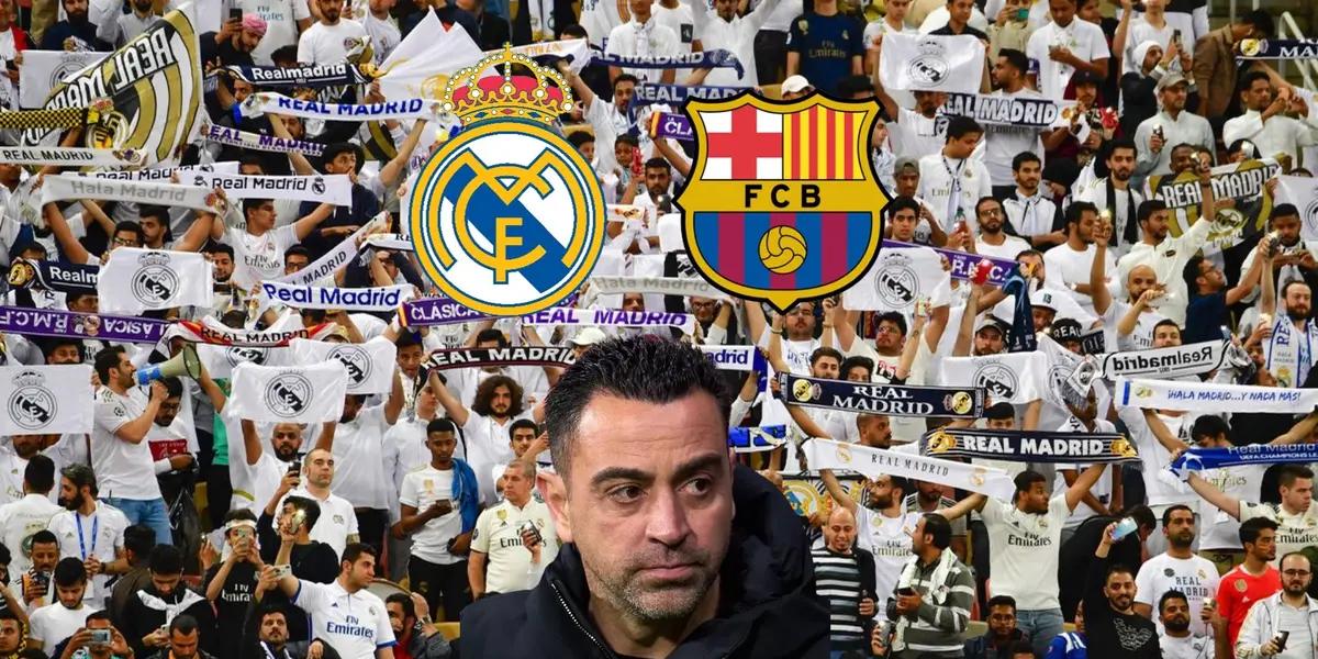 FC Barcelona manager Xavi Hernandez looks annoyed.