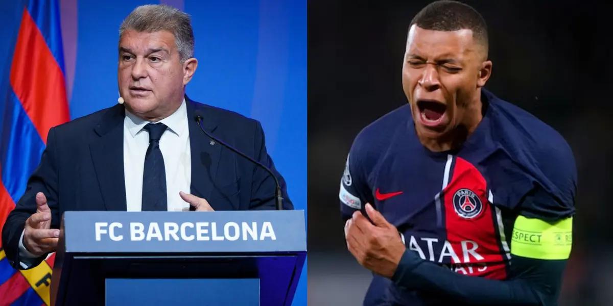 FC Barcelona president talked about PSG player ahead of the Champions League clash.