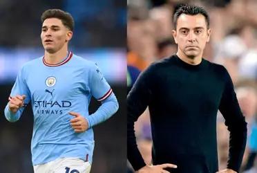 FC Barcelona wants Julian Alvarez as a possible replacement for Lewandowski in the future