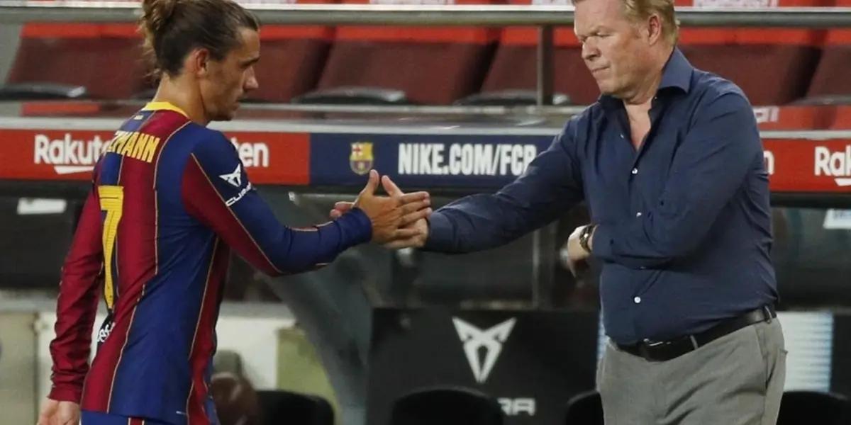 FC Barcelona's head coach answered the French player after he talked about his position in the field.