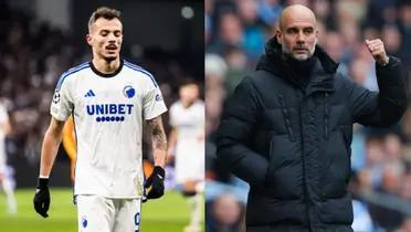 FC Copenhagen and Pep Guardiola's Man City reveal their starting XI.