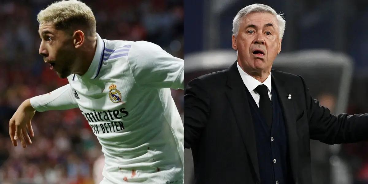 Fede Valverde beats Carlo Ancelotti at the Club World Cup final