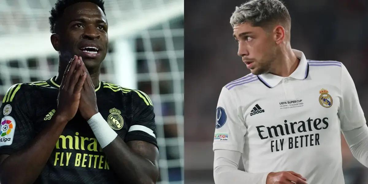 Fede Valverde did not like Vinicius' missed chances at all
