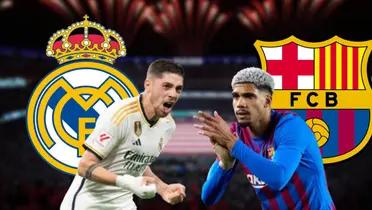 Federico Valverde and Ronald Araujo