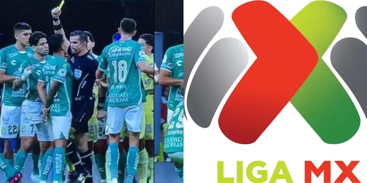 Fernando Hernández had a controversial action in the América game against León