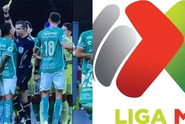 Fernando Hernández had a controversial action in the América game against León