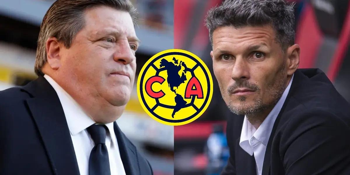 Fernando Ortiz knows Tigres is coming and slaps Miguel Herrera in the face.