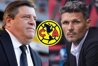 Fernando Ortiz knows Tigres is coming and slaps Miguel Herrera in the face.