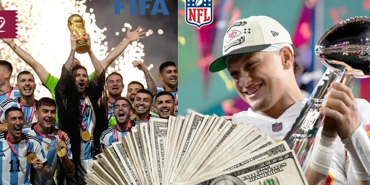 FIFA pays 42 million to the World Cup winner, what NFL gives to Superbowl champs