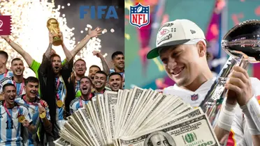 FIFA pays 42 million to the World Cup winner, what NFL gives to Superbowl winner