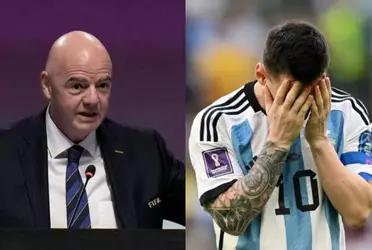 FIFA's position on the video of Lionel Messi stepping on the Mexican jersey