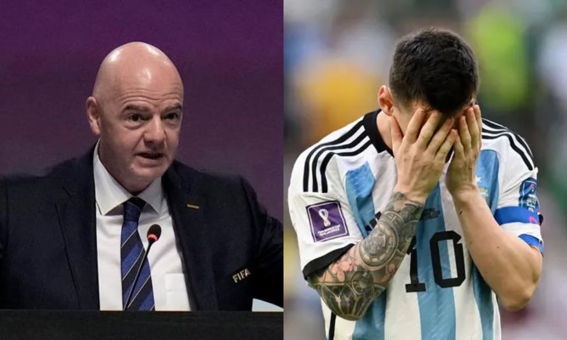 FIFA's position on the video of Lionel Messi stepping on the Mexican jersey