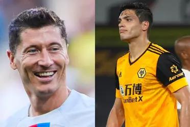 Find out what Lewandowski did when he learned that Raúl Jiménez would join FC Barcelona