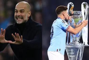 First to leave Manchester City after winning the UEFA Champions League