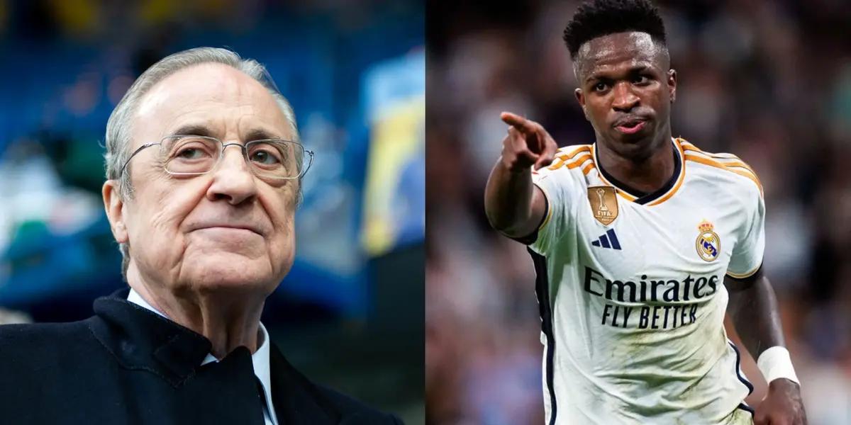 Florentino Perez looking to make big moves this summer which includes the removal of Vinicius Jr.