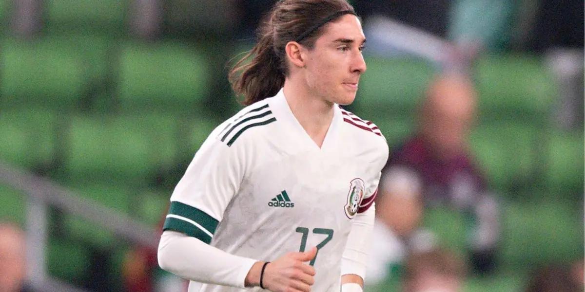 Flores had his second cap with El Tri.