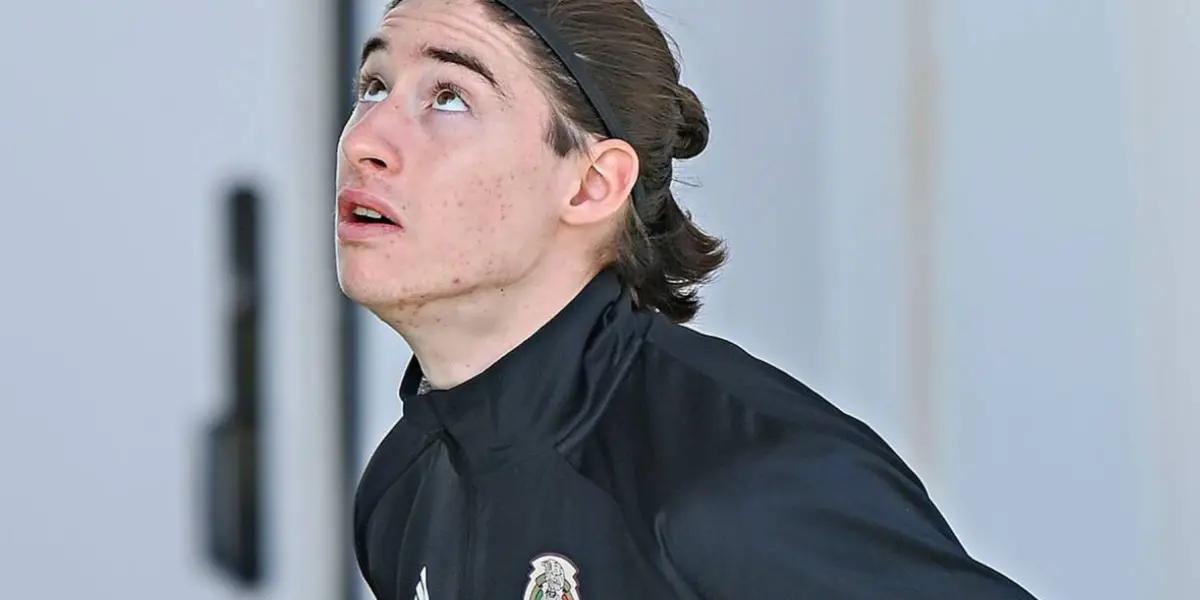 Flores had his second cap with El Tri.