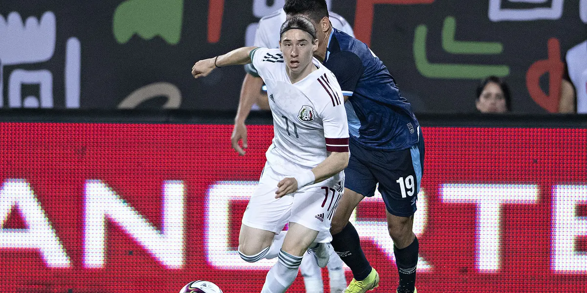 Flores played 30 minutes in his second cap with El Tri.