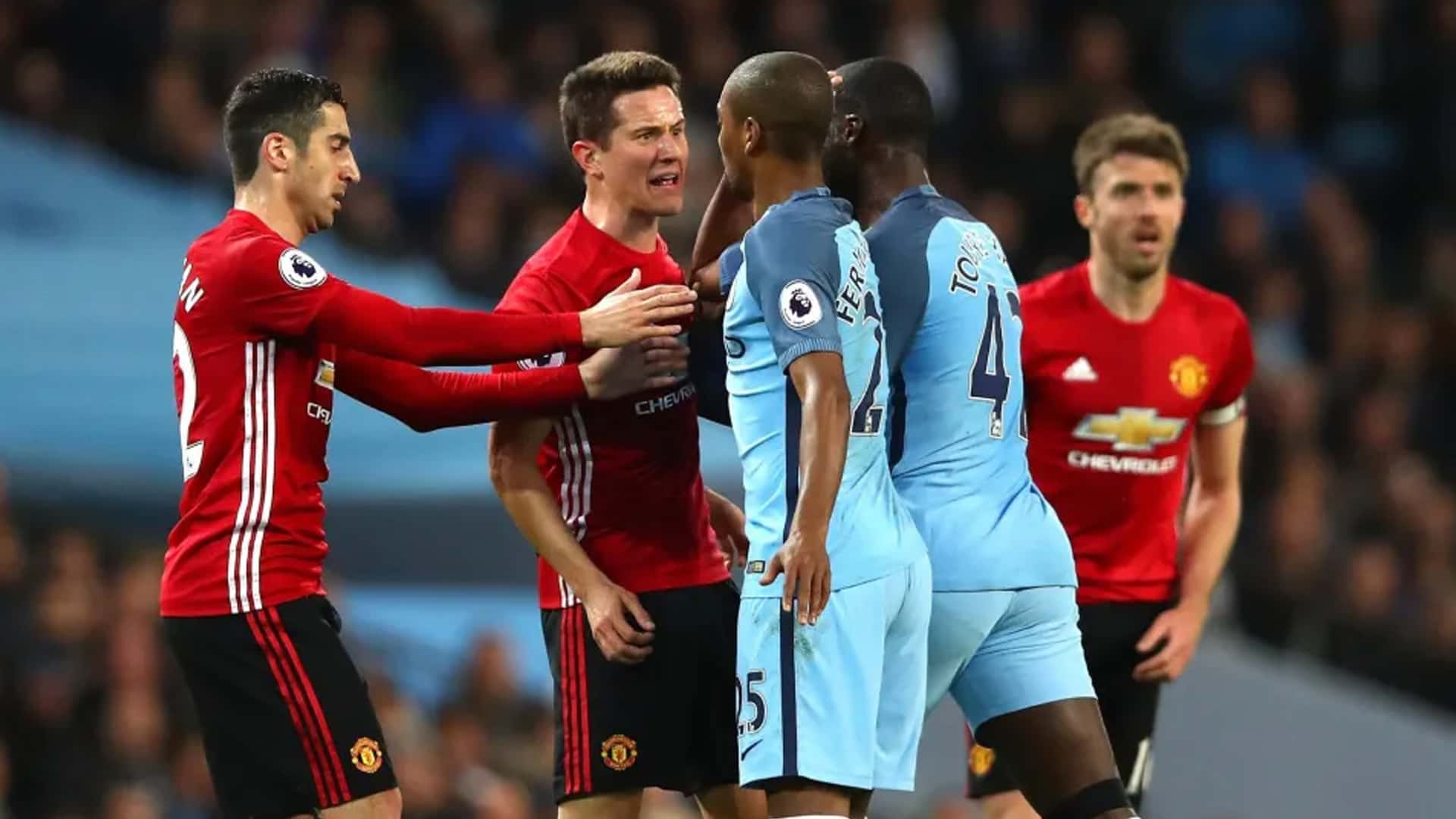 Following City's victory over United in 2017, a massive altercation broke out in the field tunnel.