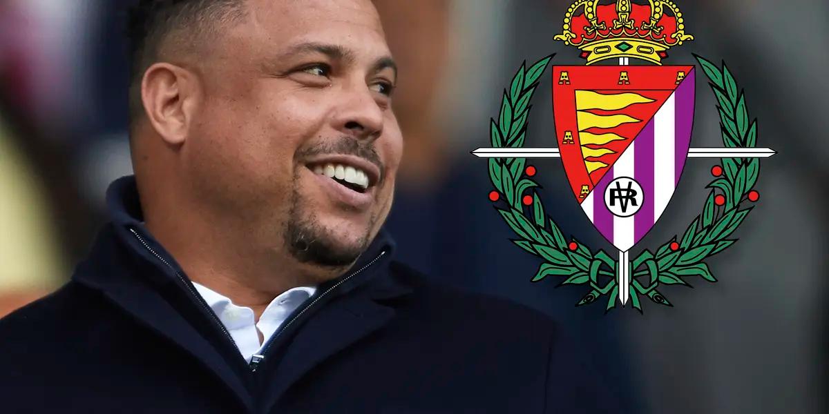 Former Brazilian striker, Ronaldo Nazario is the club president of the Spanish Segunda side, Real Valladolid.