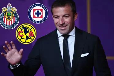 Former player Alessandro del Piero acknowledged only one of Mexico's clubs as the greatest