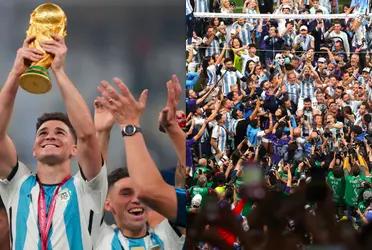 Former world champion with Argentina, now he belittles Julián Álvarez and makes an impact