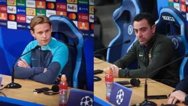 Frenkie De Jong and Xavi discusses about the media's coverage stories about FC Barcelona.