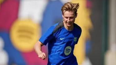Frenkie de Jong. Photo: Barcelona FC social networks.