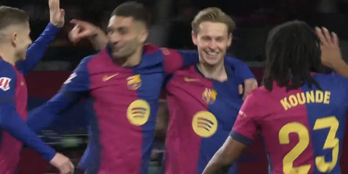 Frenkie De Jong The Barcelona captain had not scored since December 3