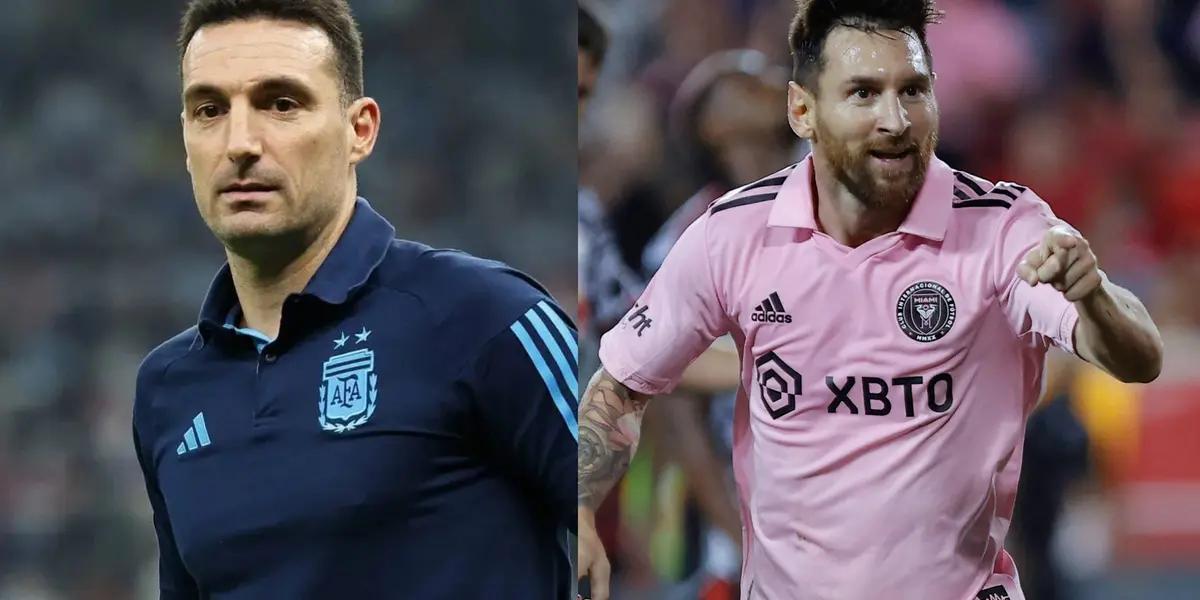 From Lionel to Lionel, this is what Scaloni says to Messi