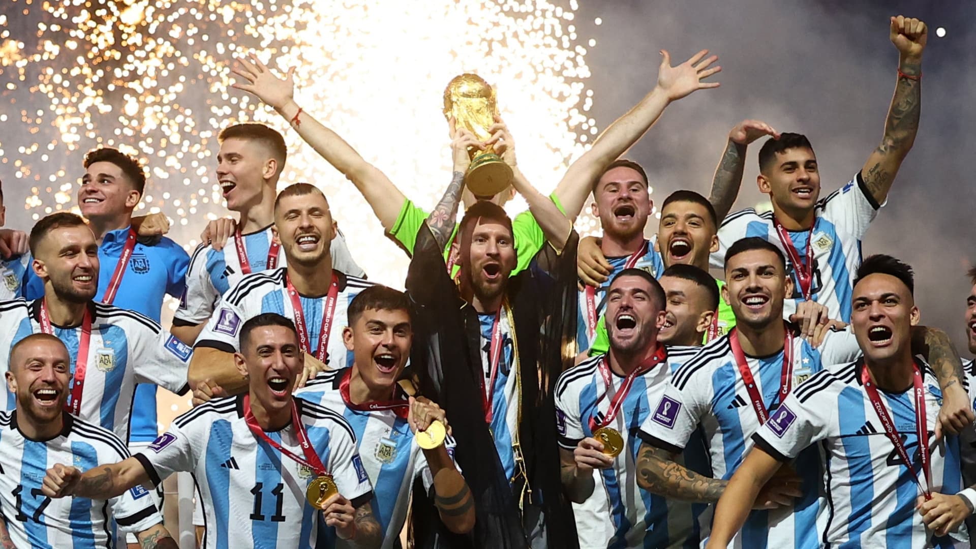 From Qatar to River: World Cup Champion Arrives at El Monumental.