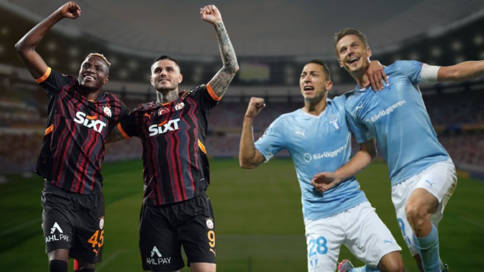 Galatasaray and Malmo will face each other in Sweden. Photo: Instagram
