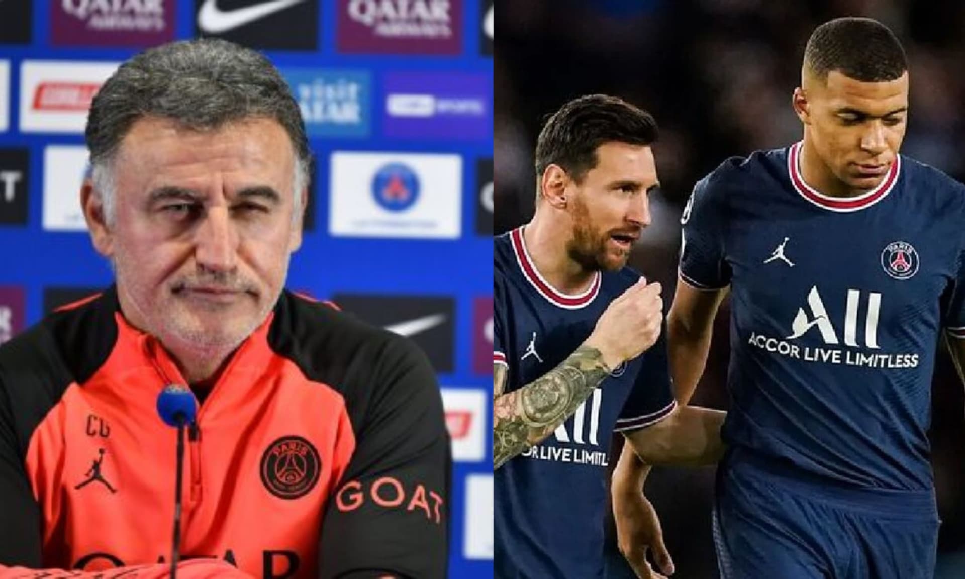 Galtier spoke about Lionel Messi's relationship with Mbappe ahead of Ligue 1 comeback
