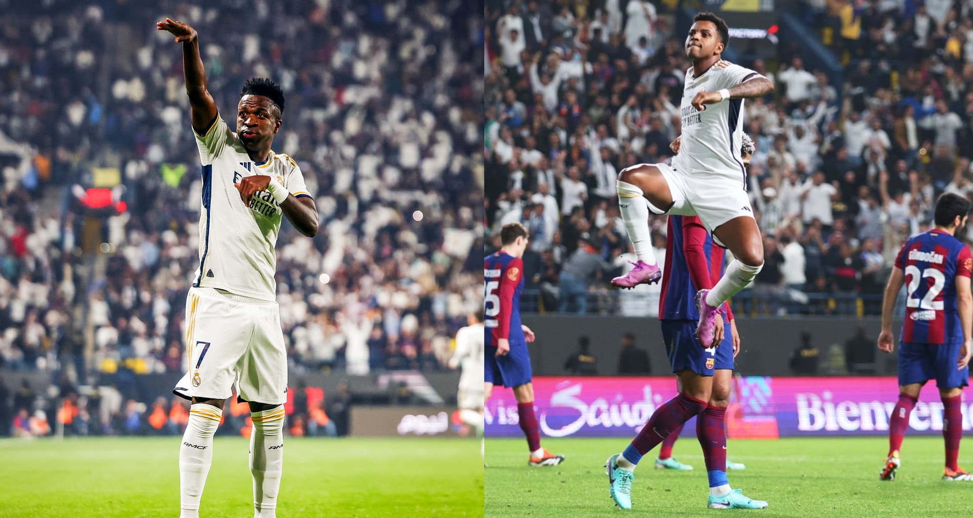 Game over, Rodrygo scores 4-1 against Barcelona and they are the new champions