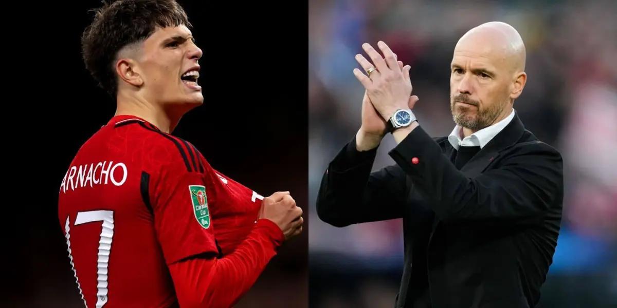 Garnacho surprised Manchester United with his response about his preferred position on the pitch.