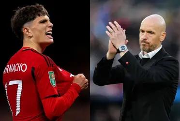 Garnacho surprised Manchester United with his response about his preferred position on the pitch.