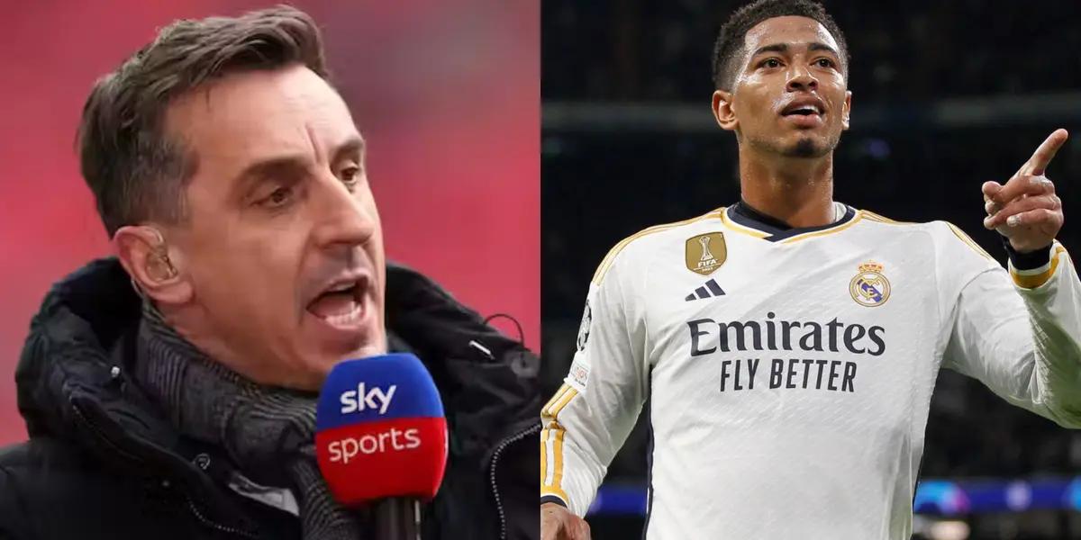 Gary Neville praised Jude Bellingham for snubbing Manchester United in 2020.