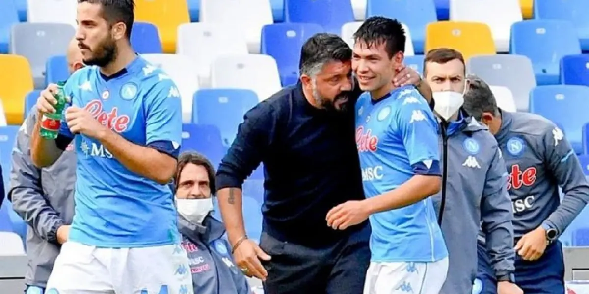 Hirving Lozano's left without a coach in Napoli