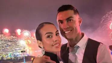 Georgina and Cristiano. Photo: Georgina networks.