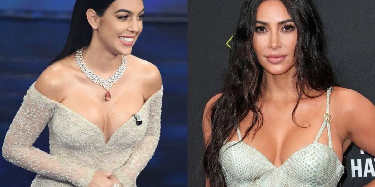 Georgina Rodríguez has a striking resemblance to Kim Kardashian