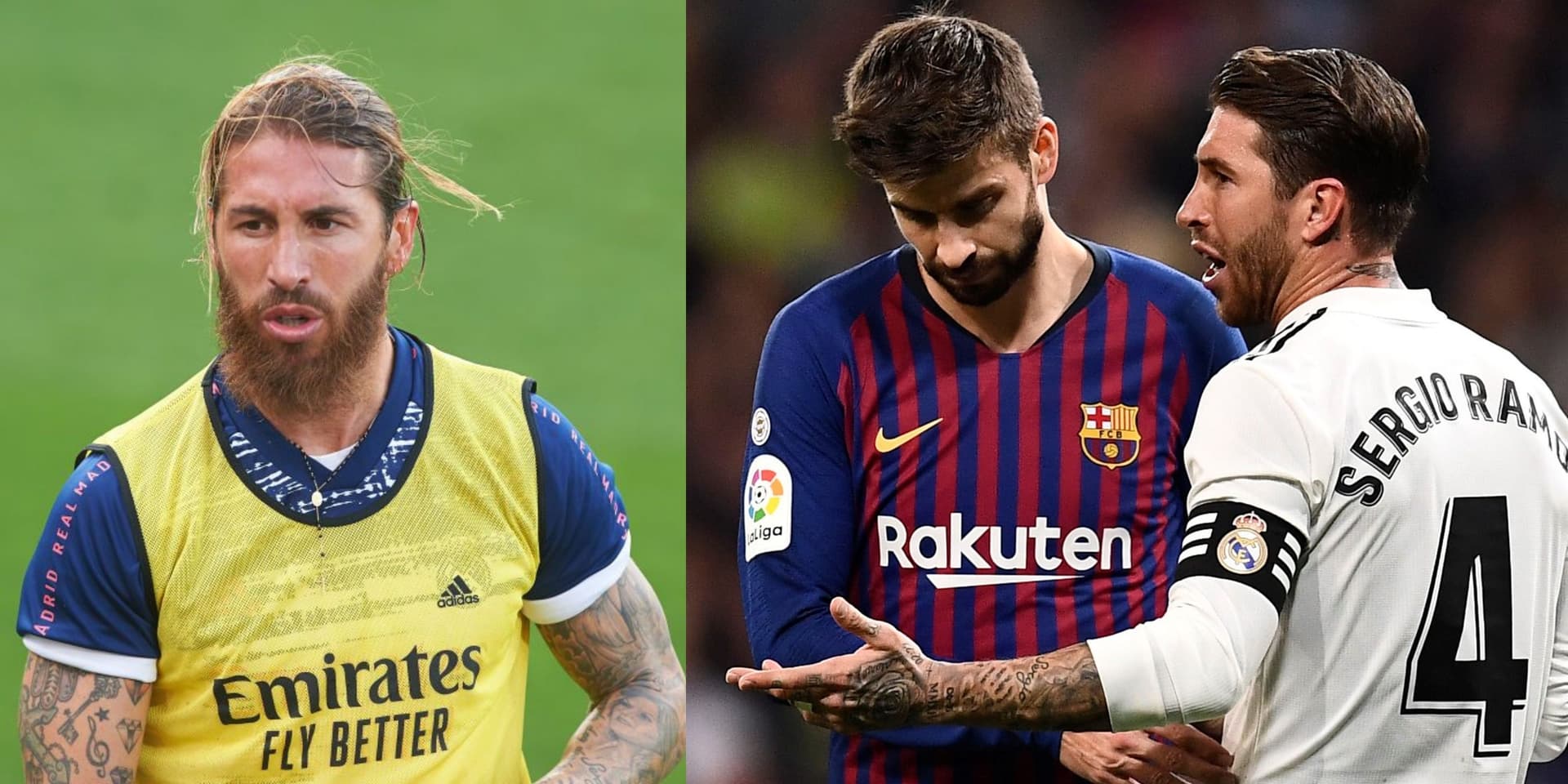 Gerard Pique announced he is going to retire from professional football, and this was Sergio Ramos' reaction.