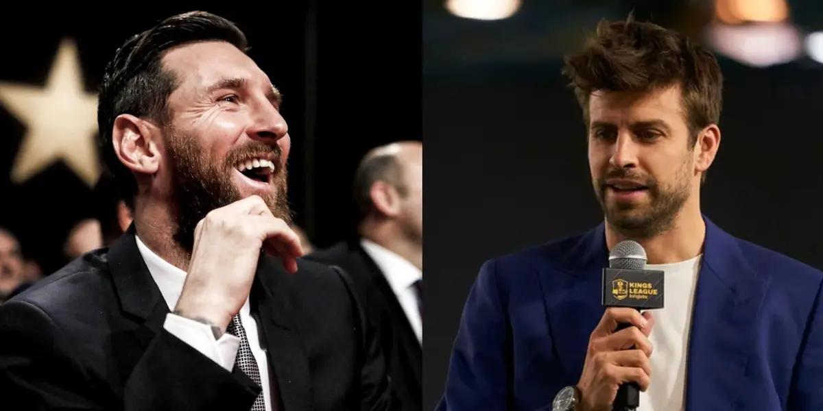 Gerard Piqué is not hoping for Messi to return to FC Barcelona.