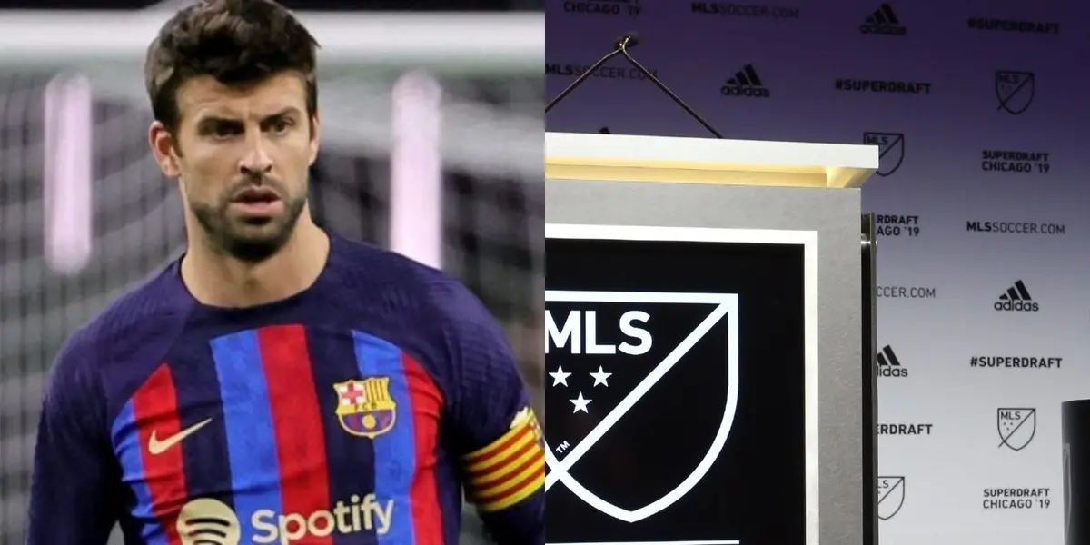 Gerard Piqué spends a bad moment in the Barcelona