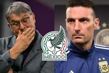 Gerardo Martino does not have a disclaimer and they uncover what he talked about with Scaloni after Mexico's defeat